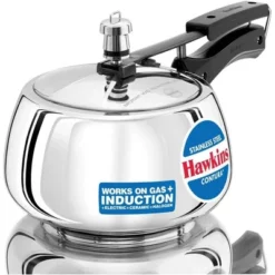 Hawkins 3L Stainless Steel Contura Induction Compatible Pressure Cooker: Cool Touch Handle, Hand Wash, Black, 1-Year Warranty 15 Hawkins 3L Stainless Steel Contura Induction Compatible Pressure Cooker: Cool Touch Handle, Hand Wash, Black, 1-Year Warranty -Target KitchenAid GUEST 80680824 4cc9 4379 8550 9cc36a63bc45