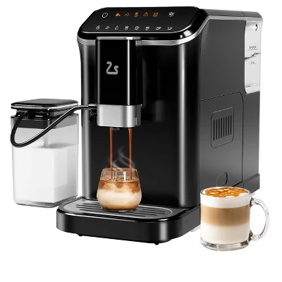 Espresso Machine With Milk Tank, 20 Bar, Built-In & Adjustable Espresso Bean Grinder, 1-15 Adjustable Grind Size Levels 11 Espresso Machine With Milk Tank, 20 Bar, Built-In & Adjustable Espresso Bean Grinder, 1-15 Adjustable Grind Size Levels - Image 9