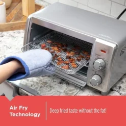 Black & Decker BLACK+DECKER 4-Slice Crisp 'N Bake Air Fry Toaster Oven, TO1787SS, 5 Cooking Functions, 30 Minute Timer, Stainless Steel -Target KitchenAid GUEST 812fa12b 4230 4e43 b5f4 529381996657