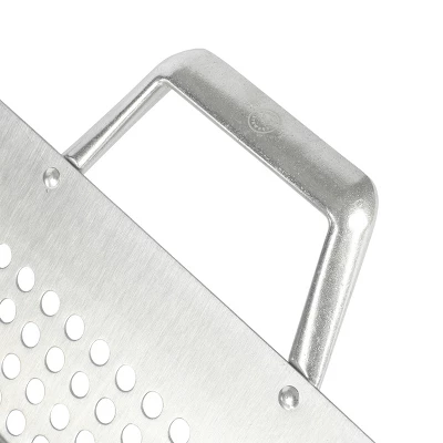 Gibson Amber 12 Inch Square Cast Aluminum BBQ Grill Topper With Handles 6 Gibson Amber 12 Inch Square Cast Aluminum BBQ Grill Topper With Handles - Image 4