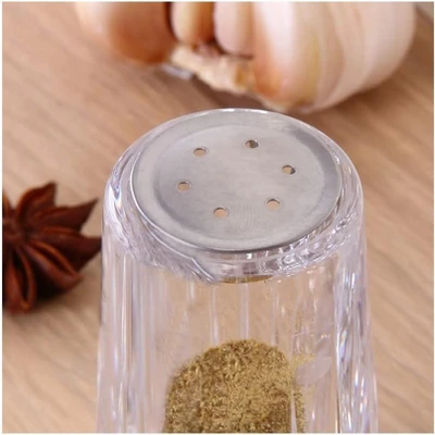 YBM Home 1.5 Ounce Salt And Pepper Shakers With Stainless Steel Lid,2-Pack 3 YBM Home 1.5 Ounce Salt And Pepper Shakers With Stainless Steel Lid,2-Pack