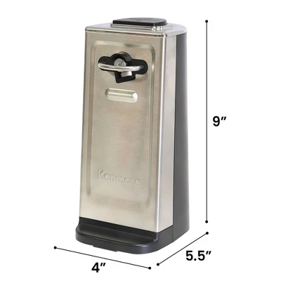 Kenmore Smooth Edge Electric Automatic Can Opener Stainless Steel: Freestanding, Spot Clean, 2-Year Warranty 7 Kenmore Smooth Edge Electric Automatic Can Opener Stainless Steel: Freestanding, Spot Clean, 2-Year Warranty - Image 5