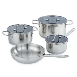 BergHOFF Helix 7Pc Recycled 18/10 Stainless Steel Cookware Set With Glass Lids -Target KitchenAid GUEST 8206c9fb 7fce 41be 96cd c948b4b95380