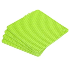 Unique Bargains Silicone Square Hot Pans Pads Heat Resistant Non-Slip Trivets 4 Pcs -Target KitchenAid GUEST 82f54ca4 bcc1 459a a330 286075bea85e