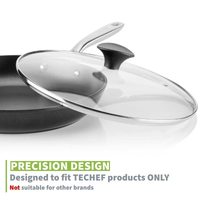 TECHEF 8" Tempered Glass Lid 4 TECHEF 8" Tempered Glass Lid - Image 2