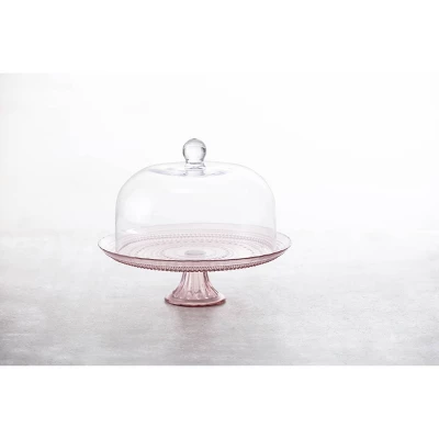 Fortessa Tableware Solutions 13" Jupiter Cornflower Cake Stand And Dome Set 8 Fortessa Tableware Solutions 13" Jupiter Cornflower Cake Stand And Dome Set - Image 6