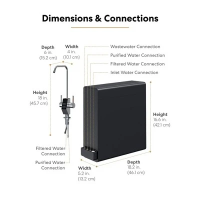 BRIO 1000GPD Tankless RO AQUUS Reverse Osmosis Water Filtration System 10 BRIO 1000GPD Tankless RO AQUUS Reverse Osmosis Water Filtration System - Image 8