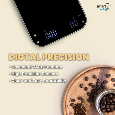 Smart Weigh Coffee Scale With High Precision Sensors Accurate Scale 8 Smart Weigh Coffee Scale With High Precision Sensors Accurate Scale - Image 6
