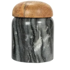 Storied Home Modern Marble Canister With Wood Lid -Target KitchenAid GUEST 8397a16b b698 4f0e 98d7 805b6811012b