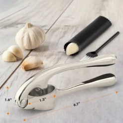 Cheer Collection Heavy Duty And Easy To Squeeze Garlic Crusher -Target KitchenAid GUEST 83bb3d70 f444 46aa bb9f df9e5fd4667d