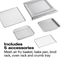 Hamilton Beach Professional Sure - Crisp Air Fry Digital Toaster Oven 31241: Countertop Convection, 1500W, Silver -Target KitchenAid GUEST 841b5661 1ed4 474f 9b9f 1599d49bcb16