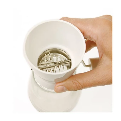 Norpro Glass Nut And Topping Chopper, White 5 Norpro Glass Nut And Topping Chopper, White - Image 3