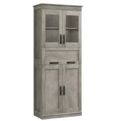 66.9" Pantry Cabinet With Drawer, Kitchen Storage Buffet Cabinet With 4 Shelves, Freestand Storage Cabinet -Target KitchenAid GUEST 84969a14 7a93 4d1f a03f 27dd68d471ef