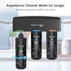 Waterdrop TSA 3-Stage Replacement Water Filter, Replacement For Waterdrop TSA & TSB 3-stage Under Sink Water Filtration System, 2PP+GC+CT,1year -Target KitchenAid GUEST 849a2ab0 3261 4bed 99b8 d2547061c1fb
