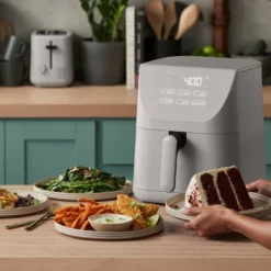 CruxGG 6qt Air Fryer Gray: 1500W Electric Fryer, Dishwasher-Safe Parts, 2-Year Warranty, 6-Quart Capacity -Target KitchenAid GUEST 84abfb3d 163a 423d be5e 83d7a4f65694
