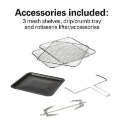 Hamilton Beach Digital Air Fryer Oven With Rotisserie 11.6 Quart/11 Liter Capacity 35073: 1700W, Hand Wash, Black 14 Hamilton Beach Digital Air Fryer Oven With Rotisserie 11.6 Quart/11 Liter Capacity 35073: 1700W, Hand Wash, Black -Target KitchenAid GUEST 84b21de8 1ae4 475e 8d1d 80606f22aff3