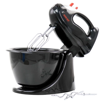 Better Chef 200 Watt Stand/Hand Mixer In Black With Mixing Bowl 6 Better Chef 200 Watt Stand/Hand Mixer In Black With Mixing Bowl - Image 4