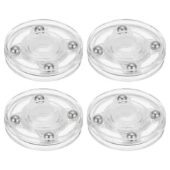 Unique Bargains 360 Degree Rotating High-strength Plastic Anti-slip Multi-use Clear Swivel Stand Turntable 4 Pcs -Target KitchenAid GUEST 84d33fbb db0f 4a78 9ccb e9da44749290