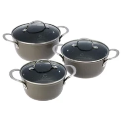 Curtis Stone 6-piece Dura-Pan+ Nesting Saucepan Set Refurbished -Target KitchenAid GUEST 84fdc7be 7636 460f b533 e84c48ca3e93
