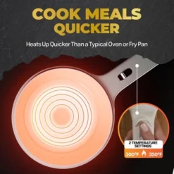 Ceramax Electric Hot Pot Nonstick Ceramic Skillet Pan Mini Cooker With Lid Steamer -Target KitchenAid GUEST 8507f192 4c68 4e1d 90da 8c5987e427d9