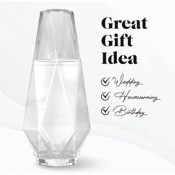 Fifth Avenue Crystal Geometric Bedside Night Water Carafe And Tumbler Lid, 2-Piece -Target KitchenAid GUEST 8512ff8b ae2f 453d 82c0 8858f9a974dd