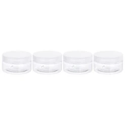 Unique Bargains Round Plastic Empty Organizing Jars With Transparent Screw Top Lids 4 Pcs -Target KitchenAid GUEST 851ad3c9 4d84 46f4 97ed 9282651e2cde