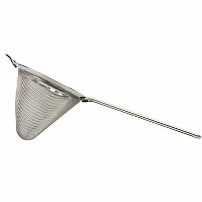 SAMMART Stainless Steel Mesh Strainer With Straight Handle - Conical Sieve Strainer (Set Of 2) 3 SAMMART Stainless Steel Mesh Strainer With Straight Handle - Conical Sieve Strainer (Set Of 2)