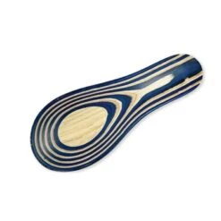 Island Bamboo 9 Inch Pakkawood Spoon Rest