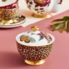 Spode Creatures Of Curiosity Sugar Bowl With Lid - 7oz Fine China Bowl With Hand-Painted 22-Carat Gold Decal & Leopard Motif -Target KitchenAid GUEST 854f37e1 45c5 44f1 962f 61c6b7b9974e