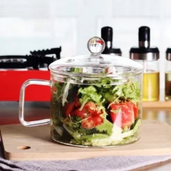 Itopfox Mini Glass Bowl With Lid & Handle, 44oz For Noodles, Pasta, Soup, Cereals, Fruits, BPA Free, Microwave & Dishwasher Safe -Target KitchenAid GUEST 856db5e6 2966 42e7 a5ce a62ea2dca1f3