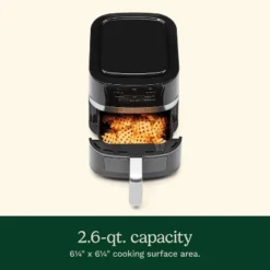 Cuisinart 2.6qt Basket Air Fryer Black/Stainless Steel Finish AIR-80: 1100W, Cool Touch Handle, Dishwasher-Safe Parts -Target KitchenAid GUEST 857edb73 7945 481c 9950 7173342ff06a