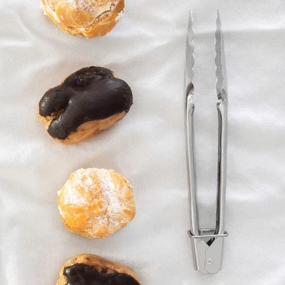 Better Houseware 7-In. Stainless Steel Tongs, Set Of 2 In Silver 7 Better Houseware 7-In. Stainless Steel Tongs, Set Of 2 In Silver - Image 5