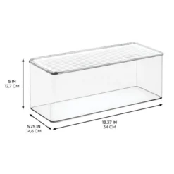 IDesign Stackable Hinged-Lid Storage Box - Clear -Target KitchenAid GUEST 85b2492f 0110 43cf 93ea 3e3c61a5d393