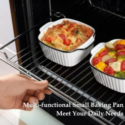 Itopfox 13Oz Ceramic Baking Dishes Set Of 4, Square Baking Dishes For Air Fryer, Ceramic Bakeware With Handles, Oven & Microwave Safe 12 Itopfox 13Oz Ceramic Baking Dishes Set Of 4, Square Baking Dishes For Air Fryer, Ceramic Bakeware With Handles, Oven & Microwave Safe -Target KitchenAid GUEST 86600498 944d 4dd0 b8f5 3b390750941e