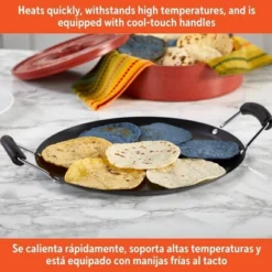 IMUSA 11" Round Carbon Steel Nonstick Comal - Black: Tortilla Griddle, Gas & Electric Compatible, Hand Wash 12 IMUSA 11" Round Carbon Steel Nonstick Comal - Black: Tortilla Griddle, Gas & Electric Compatible, Hand Wash -Target KitchenAid GUEST 86f78c66 dfdc 48f1 894a 0587d994b7f3