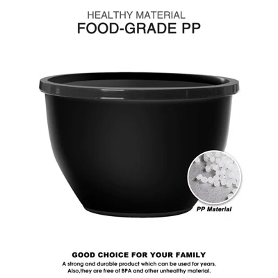 Itopfox 5-Piece Plastic Mixing Bowls With Lids Set, Nesting Bowls For Mixing, Baking, Prepping, Cooking And Serving Food, Dishwasher & Microwave Safe 9 Itopfox 5-Piece Plastic Mixing Bowls With Lids Set, Nesting Bowls For Mixing, Baking, Prepping, Cooking And Serving Food, Dishwasher & Microwave Safe - Image 7