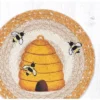 Earth Rugs Beehive Round Trivet – 10"x10" Braided Natural Fiber Hot Pad With Honeybee And Hive Print For Farmhouse Kitchens 1 Earth Rugs Beehive Round Trivet – 10"x10" Braided Natural Fiber Hot Pad With Honeybee And Hive Print For Farmhouse Kitchens -Target KitchenAid GUEST 873ca3c0 71bc 46a1 bf29 8907e7093512
