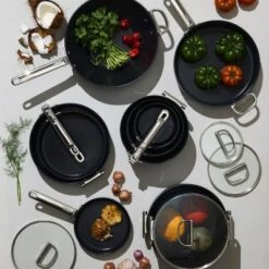 Joseph Joseph Space Saving 10pc Ceramic Nonstick Cookware Set With Folding Handle 28 Joseph Joseph Space Saving 10pc Ceramic Nonstick Cookware Set With Folding Handle -Target KitchenAid GUEST 887ece2d 56cb 4c4e 8d66 357c72a910dc