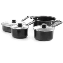 Chery Life 7-Piece Carbon Steel Cookware Set With Glass Lids -Target KitchenAid GUEST 888a55aa 351c 4999 a6ea c8a1f83d1cb8