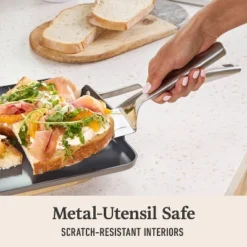 Calphalon Premier Ceramic Mushroom Square Griddle: Nonstick Anodized Aluminum, Oven & Dishwasher Safe, 10-Year Warranty -Target KitchenAid GUEST 896fe758 a9b9 4881 9ca6 66f141a712d4