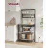 VASAGLE Bakers Rack With Charging Station, Coffee Bar Stand With Adjustable Storage Shelf, Grid Panel, 12 Hooks, Table For Microwave, Kitchen 1 VASAGLE Bakers Rack With Charging Station, Coffee Bar Stand With Adjustable Storage Shelf, Grid Panel, 12 Hooks, Table For Microwave, Kitchen -Target KitchenAid GUEST 897ce0f2 3af4 48d3 a506 0b1391eca15d