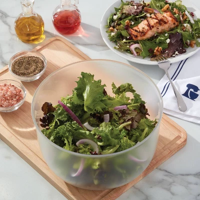 KitchenAid Salad Spinner: Large 7.43 Qt Red Plastic Lettuce Spinner, Hand Wash, 2-Piece Set 6 KitchenAid Salad Spinner: Large 7.43 Qt Red Plastic Lettuce Spinner, Hand Wash, 2-Piece Set - Image 4