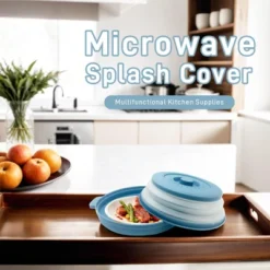 Itopfox Microwave Food Cover With Handle - Collapsible Vented Silicone Splash Guard & Tray For Heating, Doubles As Draining Basket For Washing Fruits -Target KitchenAid GUEST 89e1fbd8 8217 49d5 be60 cf34a48aaf96