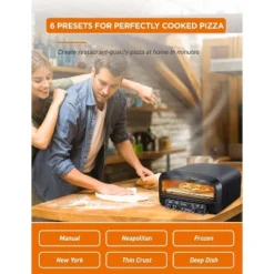Commercial Chef Indoor Electric Pizza Oven, 1800W Countertop Oven With 0.7 Cu. Ft. Capacity -Target KitchenAid GUEST 8a1db385 7961 4579 9dc2 ad87cd1ec6fc