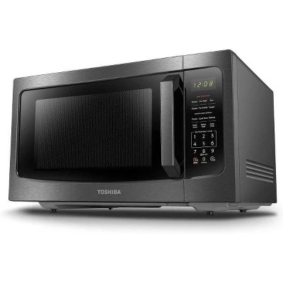 Toshiba 1.6 Cu. Ft. 1200-Watt Countertop Microwave Oven (Black Stainless Steel) 3 Toshiba 1.6 Cu. Ft. 1200-Watt Countertop Microwave Oven (Black Stainless Steel)