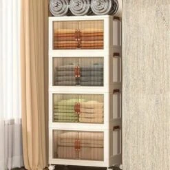 DOMETOUR Three-Layer Foldable Plastic Storage Box, Stackable And Space-Saving, Perfect For Homes, Offices, Closets, And Dorms. -Target KitchenAid GUEST 8a80337f 5a0b 4a76 af8f f265e98c228e