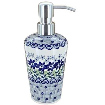 Blue Rose Polish Pottery B009 Manufaktura Soap Dispenser 11 Blue Rose Polish Pottery B009 Manufaktura Soap Dispenser - Image 9