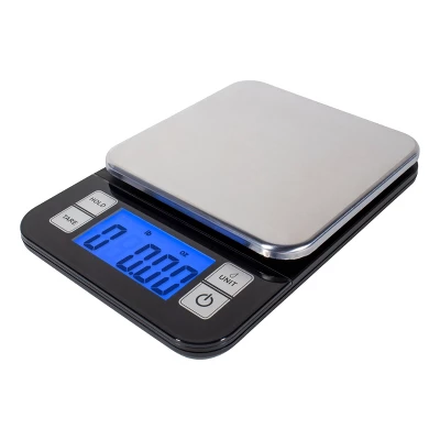 Escali Nutro Digital Scale Black: Stainless Steel Kitchen & Food Scale With Backlit Display, 15 Lb Capacity, Battery Included 3 Escali Nutro Digital Scale Black: Stainless Steel Kitchen & Food Scale With Backlit Display, 15 Lb Capacity, Battery Included