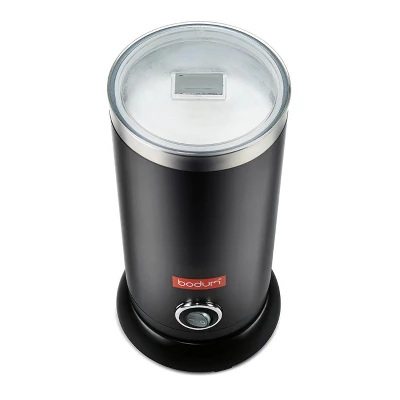 Bodum Bistro Electric Milk Frother Black: Stainless Steel Coffee Frother & Milk Steamer, 500W, Hand Wash 7 Bodum Bistro Electric Milk Frother Black: Stainless Steel Coffee Frother & Milk Steamer, 500W, Hand Wash - Image 5