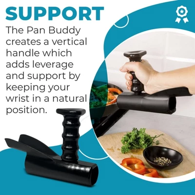 Kicthinventions Pan Buddy - Vertical Attachment For Pan Handle 3 Kicthinventions Pan Buddy - Vertical Attachment For Pan Handle